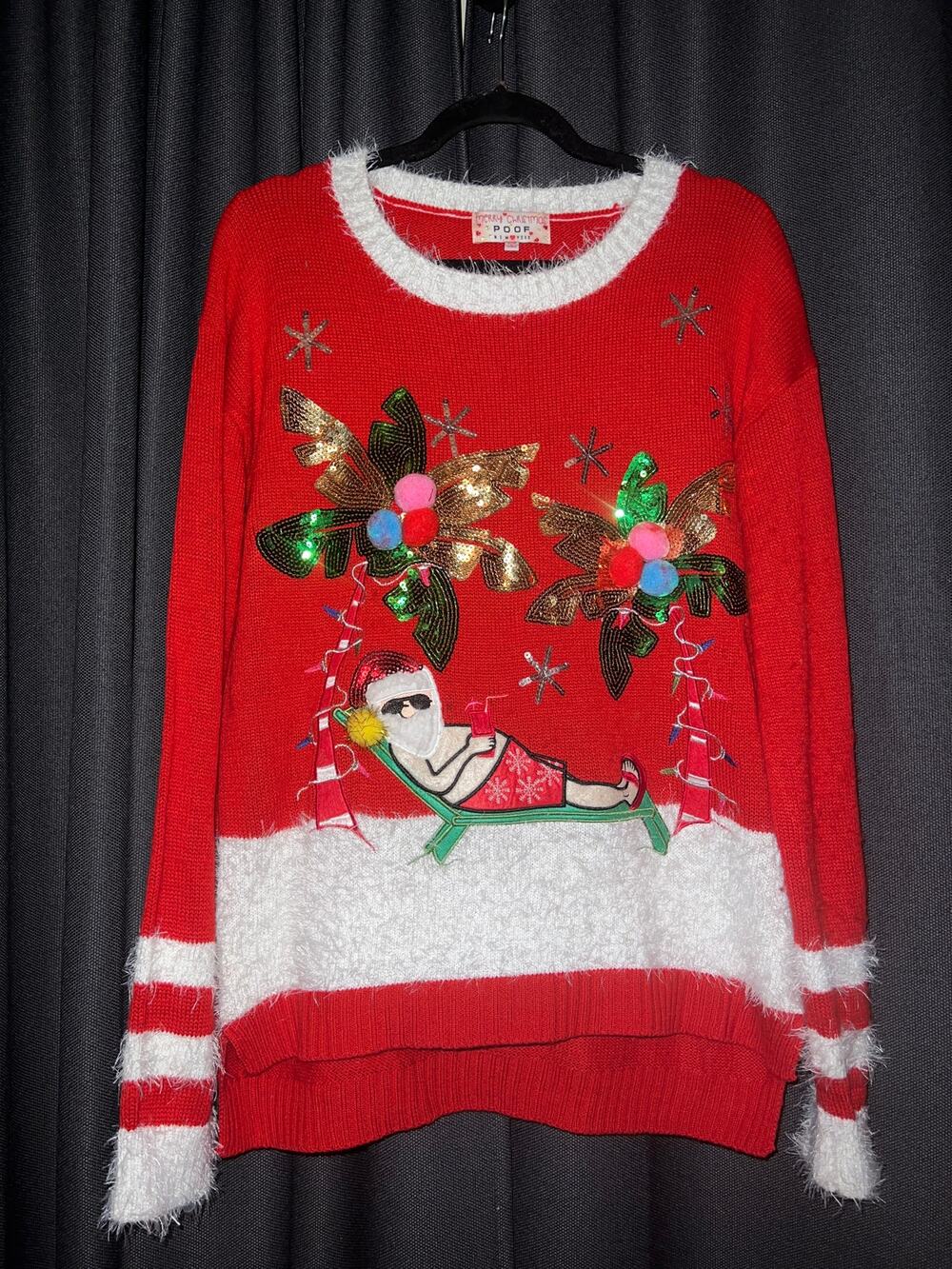 Ugly Christmas Sweater Xmas Size Large